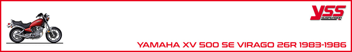 Yamaha XV 500 SE Virago 26R 1983-1986