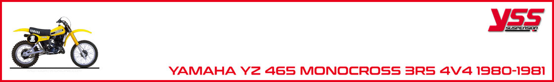 Yamaha YZ 465 Monocross 3R5 4V4 1980-1981