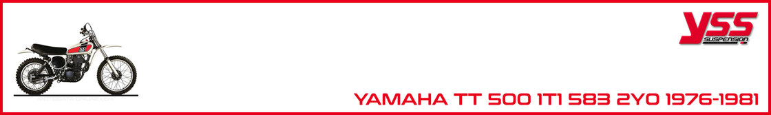 Yamaha TT 500 1T1 583 2Y0 1976-1981