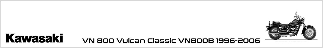 Kawasaki VN 800 Vulcan Classic VN800B 1996-2006