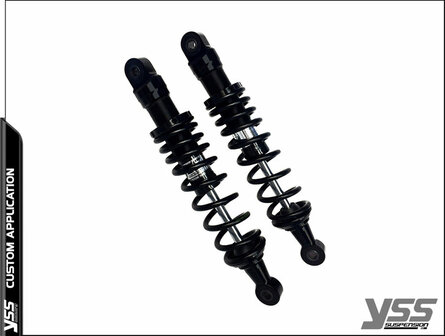 (200.1.200-1) RE302-T-BLK-MGS - Moto Guzzi Series - BLACK - mat black springs